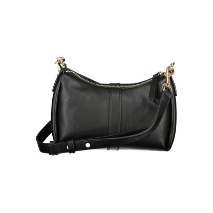 Black Polyester Handbag