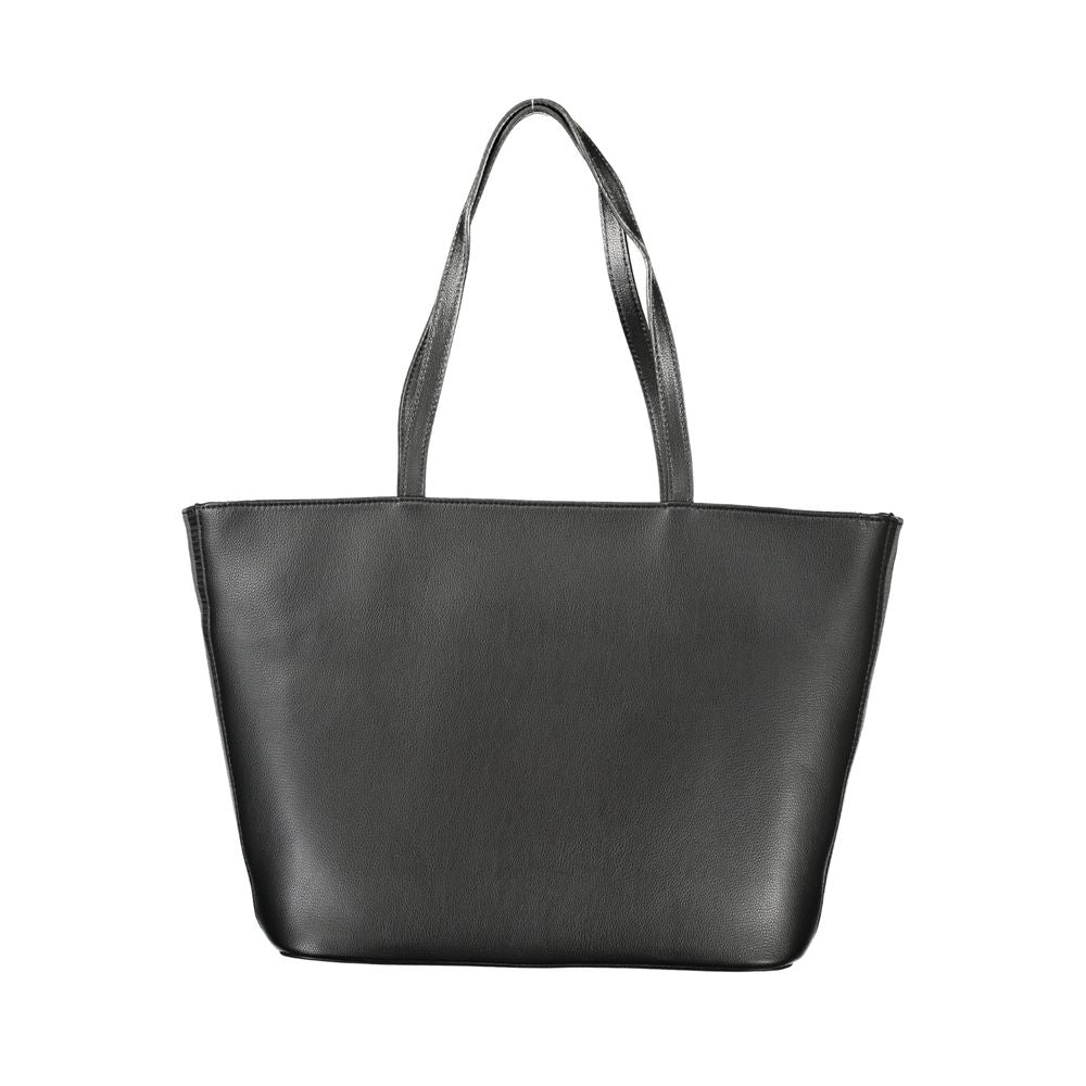 Black Polyester Handbag