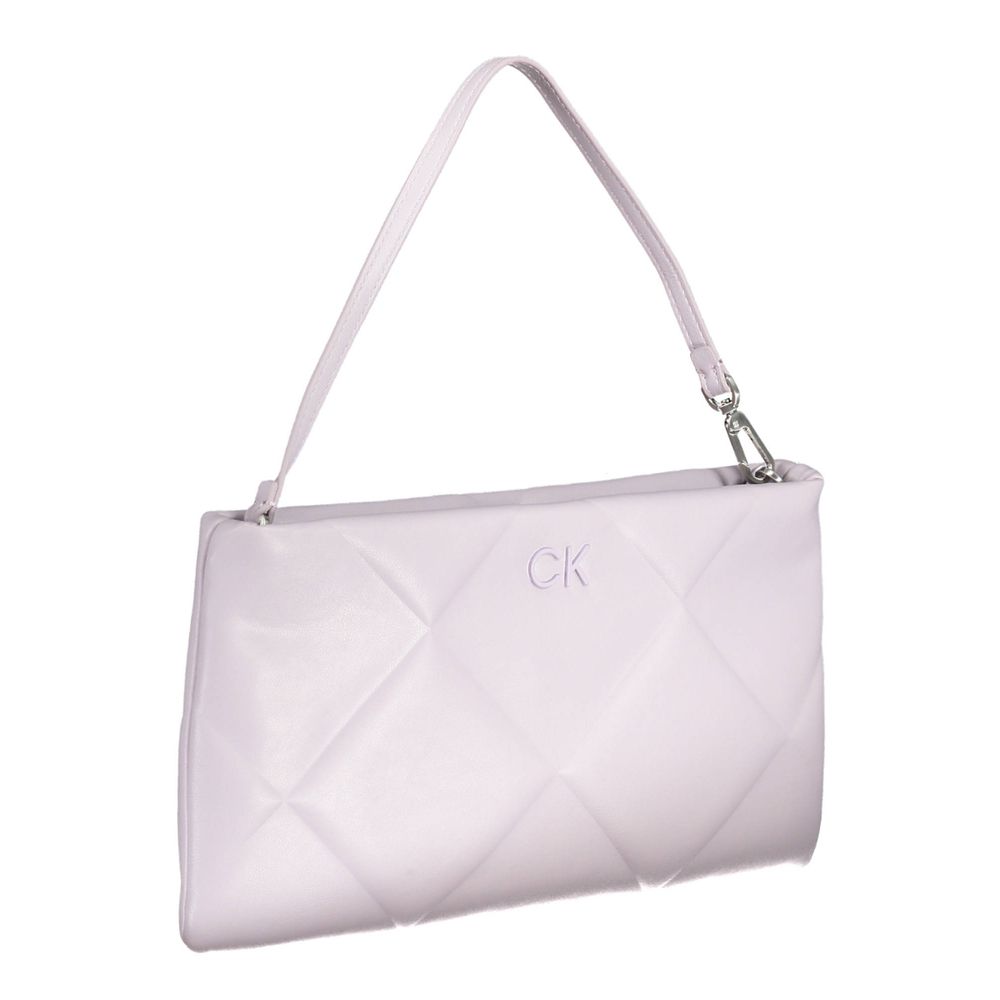 Purple Polyester Handbag