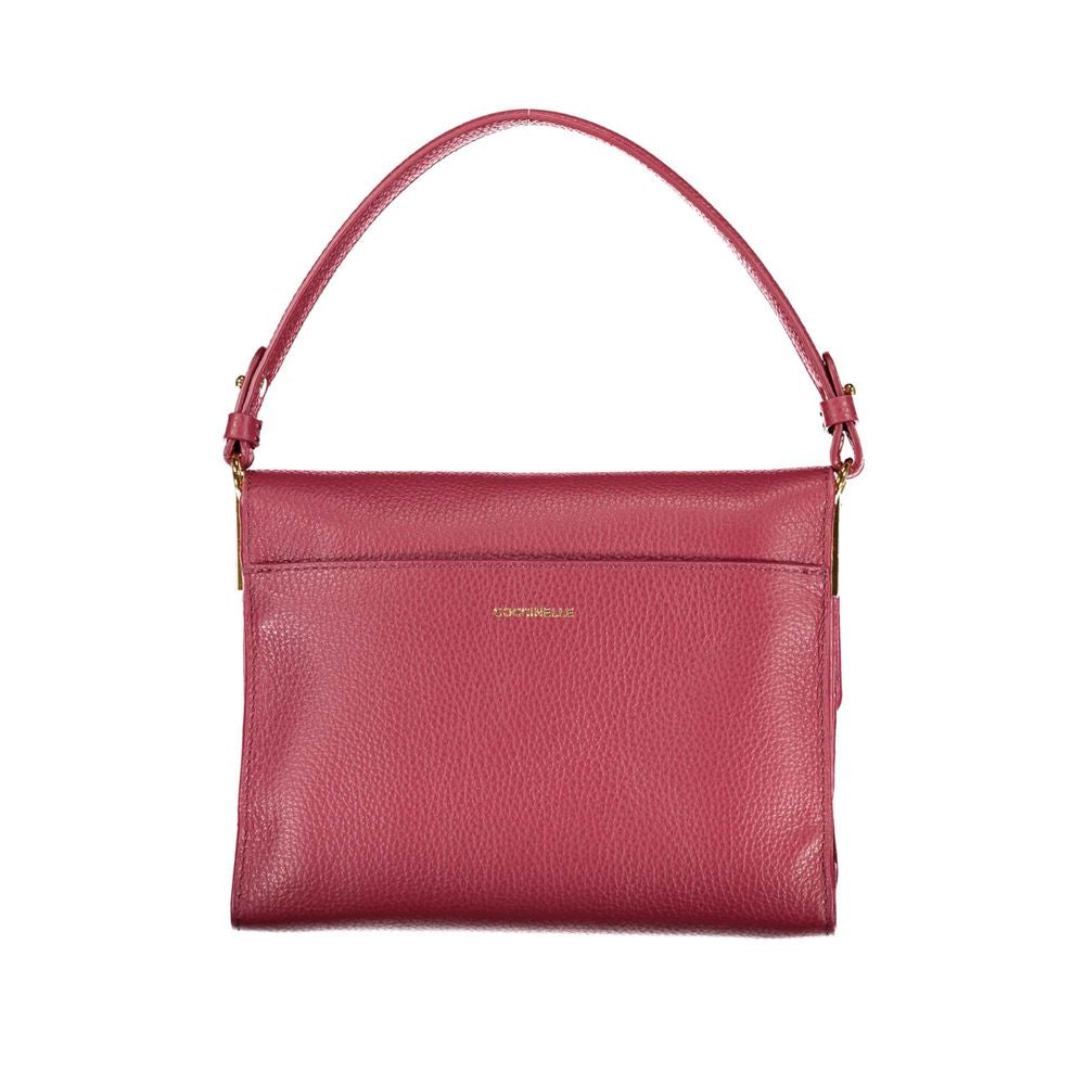 Bolso de piel rojo