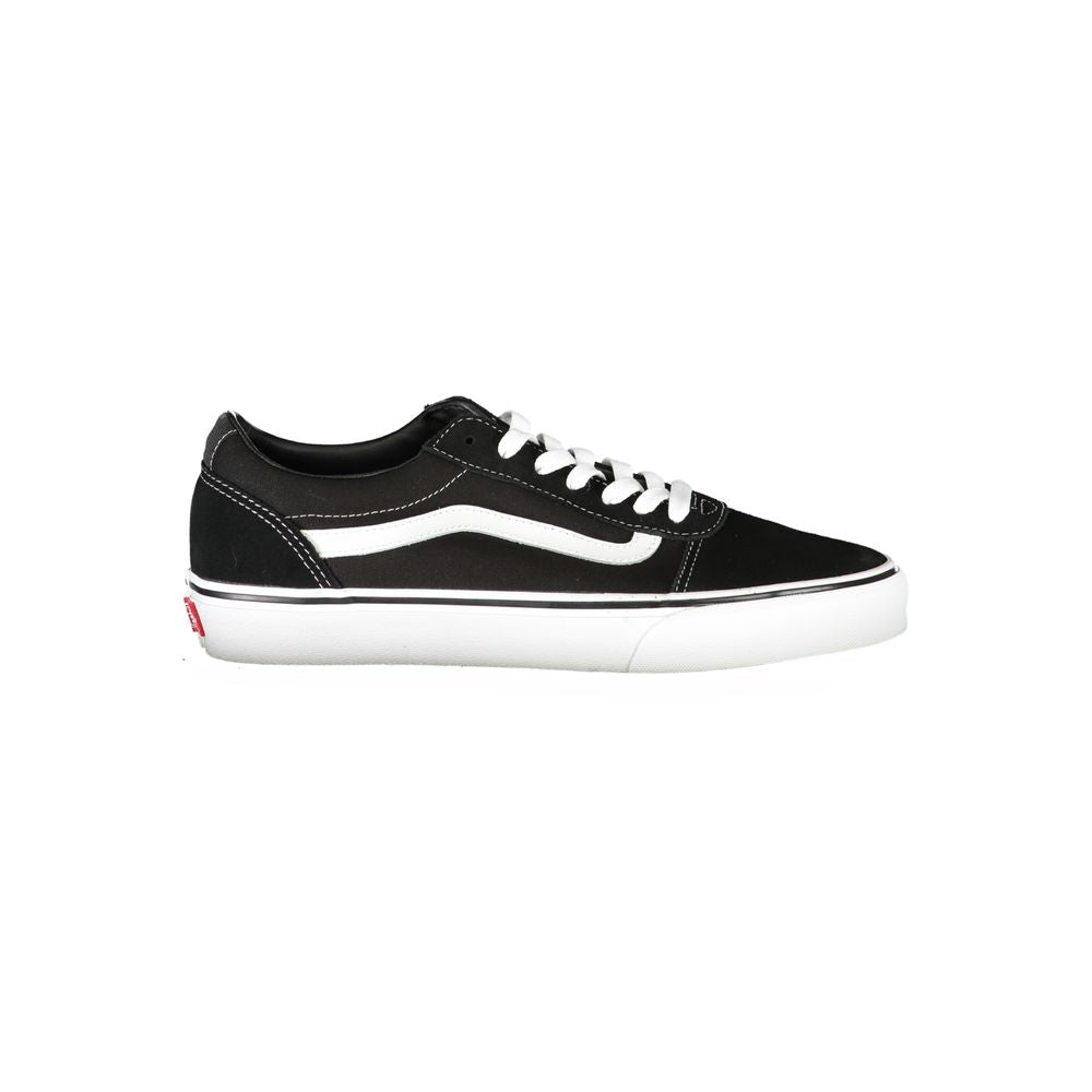 Black Polyester Sneaker