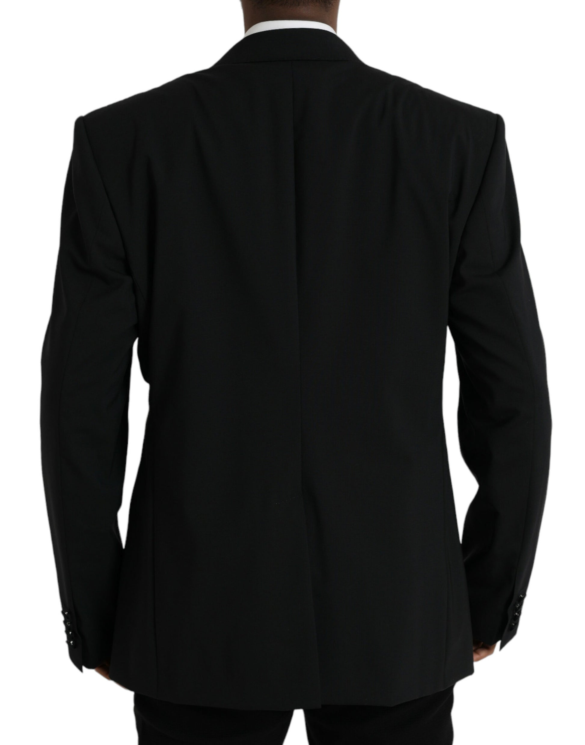 Black SICILIA Single Breasted Coat Blazer