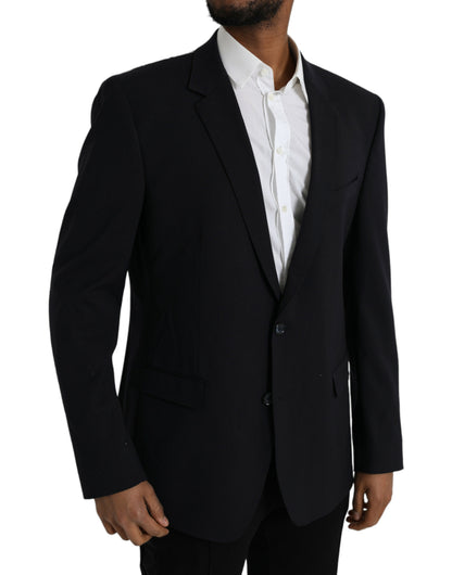 Blazer de botonadura sencilla color negro MARTINI