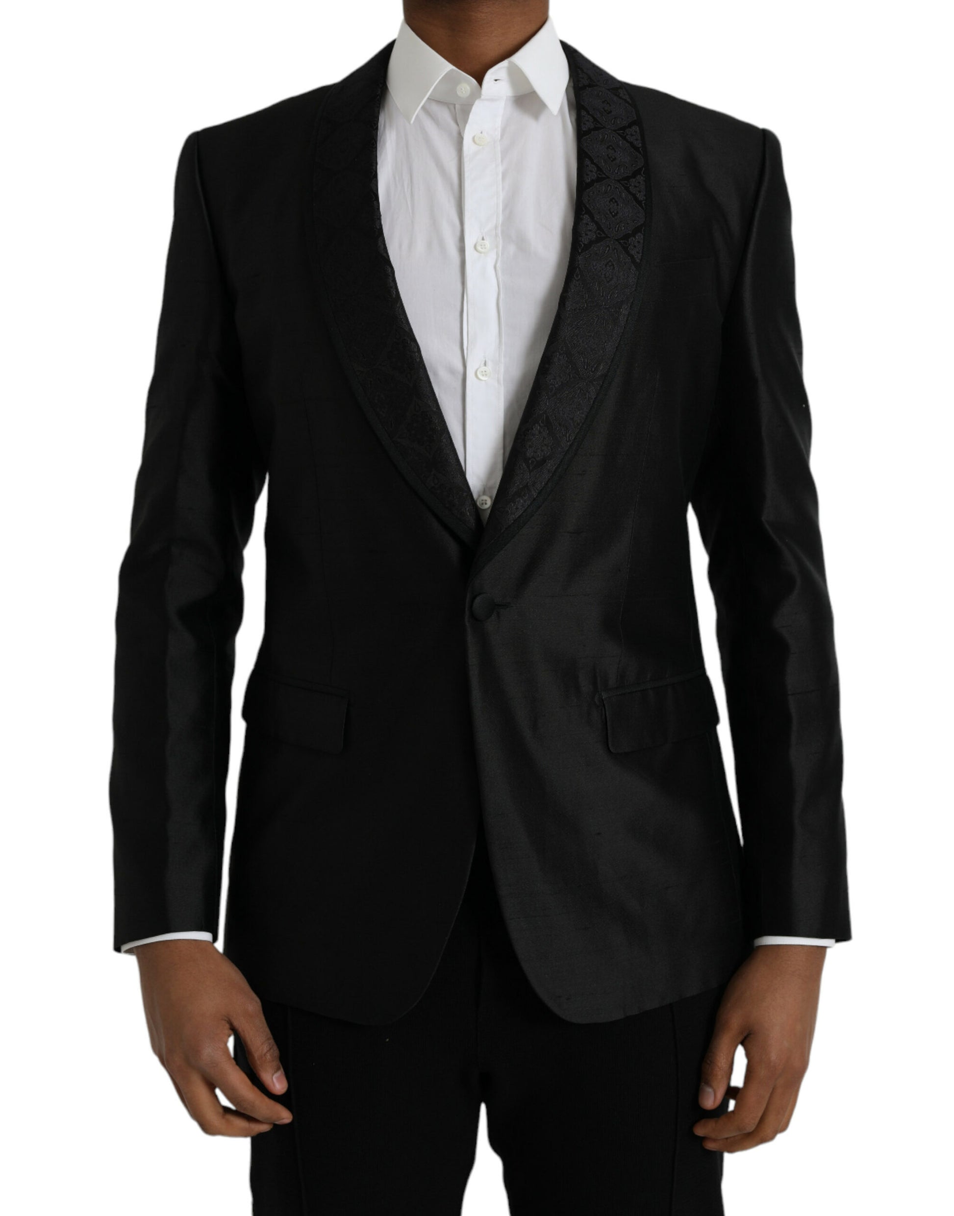 Blazer de botonadura sencilla color negro MARTINI