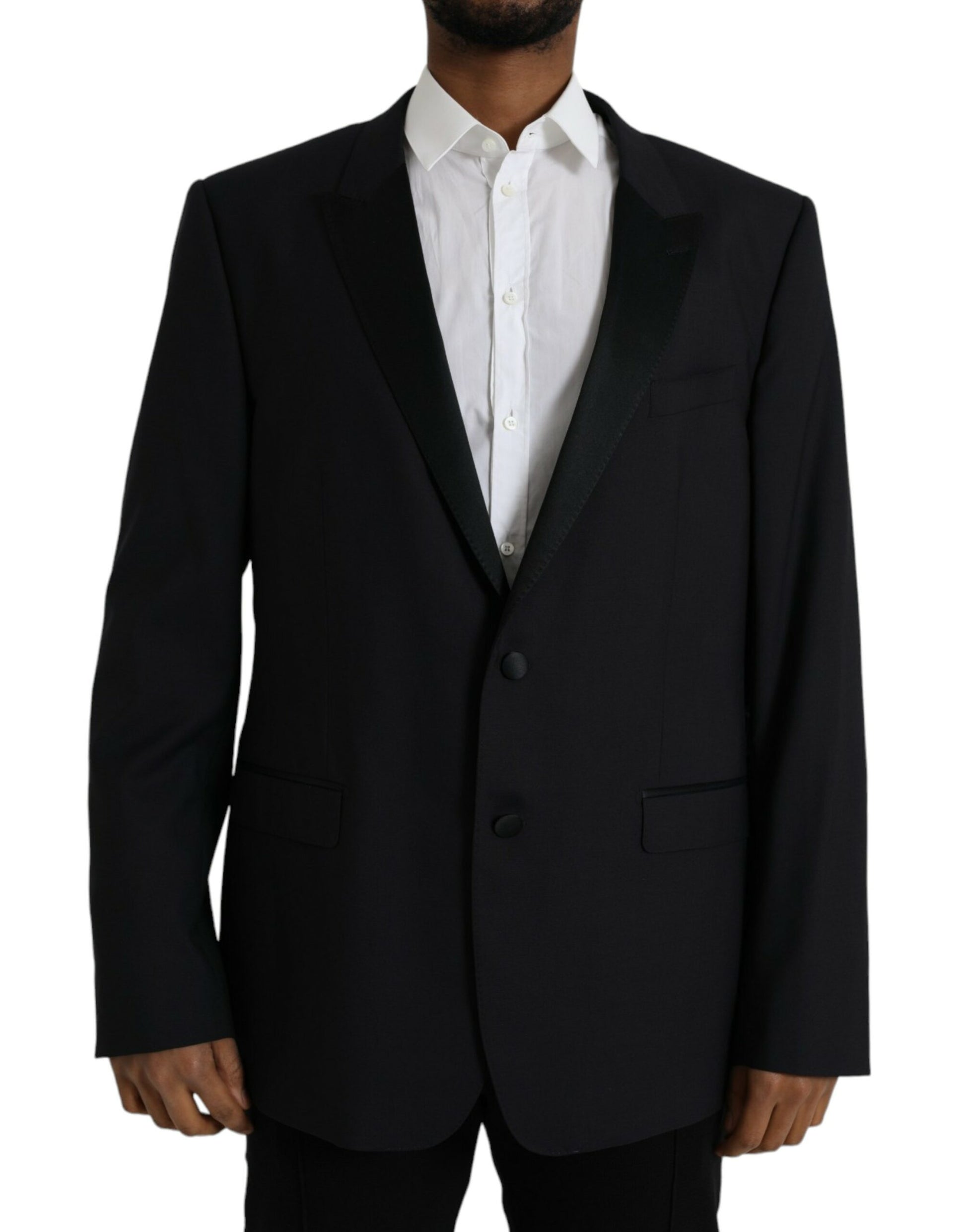 Blazer de botonadura sencilla azul MARTINI