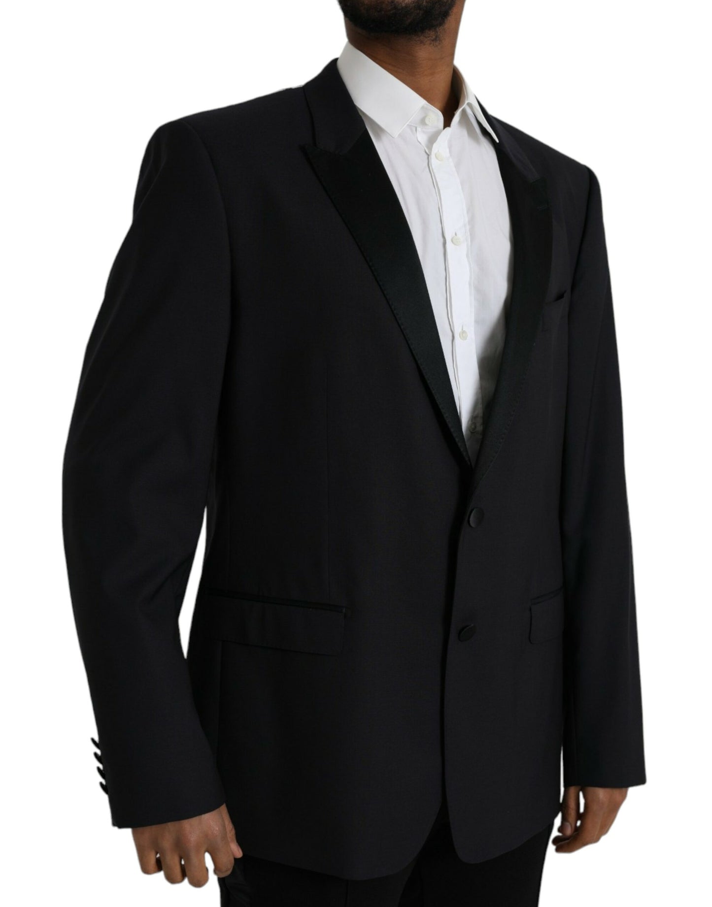 Blazer de botonadura sencilla azul MARTINI