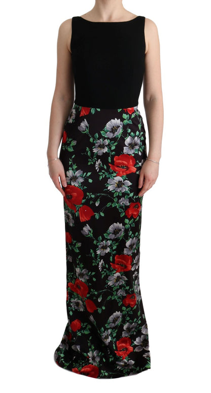 Elegant Floral Sheath Gown