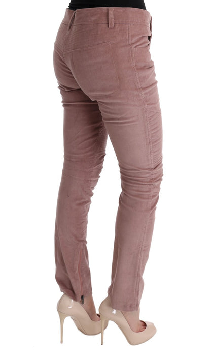 Pantalones capri capri rosas elegantes