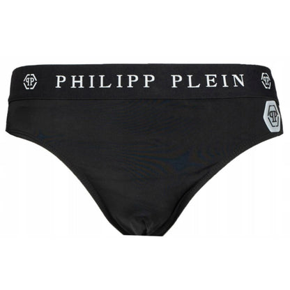 Black Polyamide Men Swim Brief
