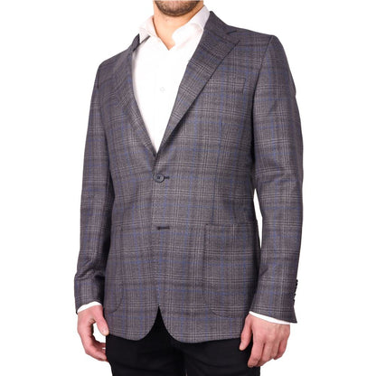 Brown Wool Vergine Blazer