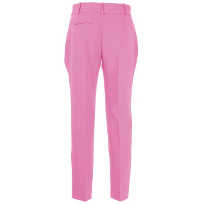 Pink Polyester Jeans & Pant