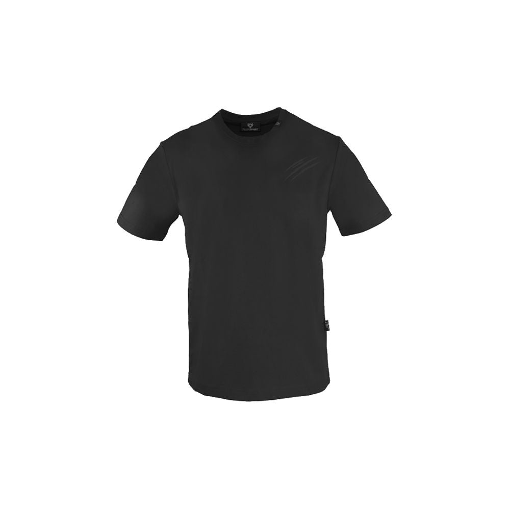 Camiseta negra de algodón para hombre