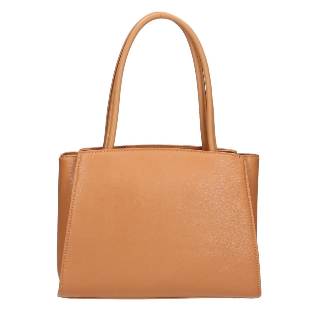 Brown Polyethylene Women Shoulder Bag