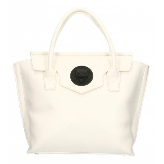 Elegante bolso blanco con cierre magnético