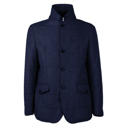 Elegant Wool-Cashmere Men's Coat