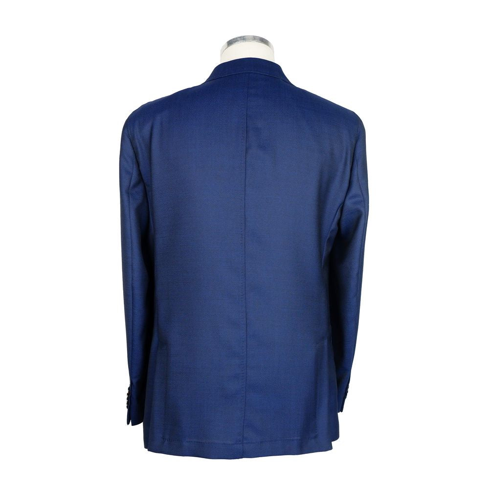 Blazer de lana azul para hombre