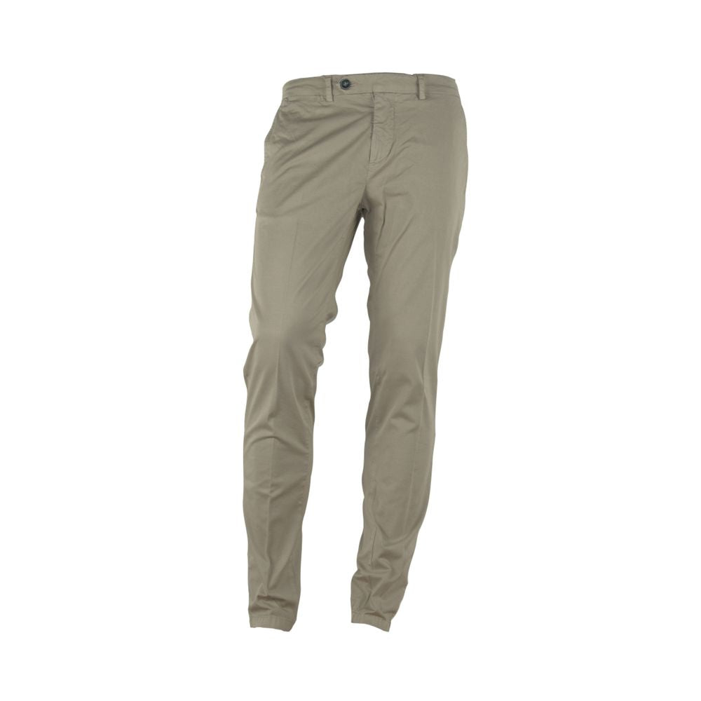 Pantalones de verano elegantes en color beige para hombre