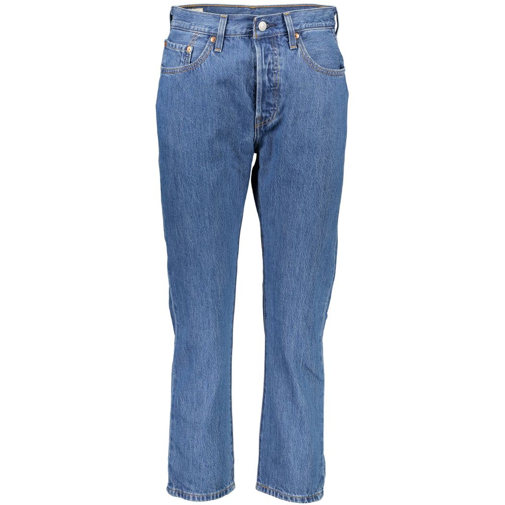 Blue Cotton Jeans & Pant