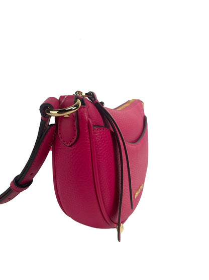 Bolso bandolera Dover pequeño en forma de media luna en color rosa