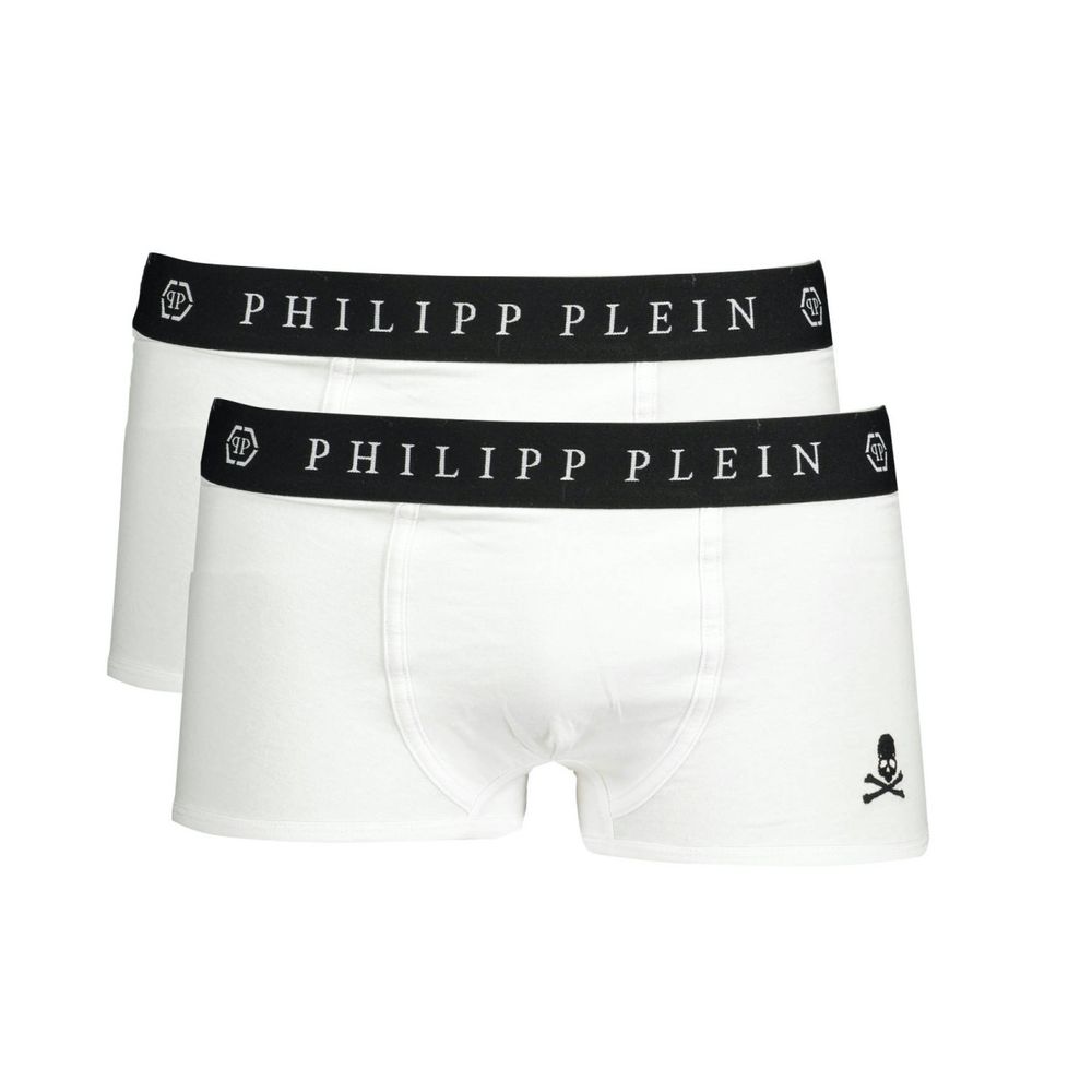 Boxer de algodón blanco para hombre