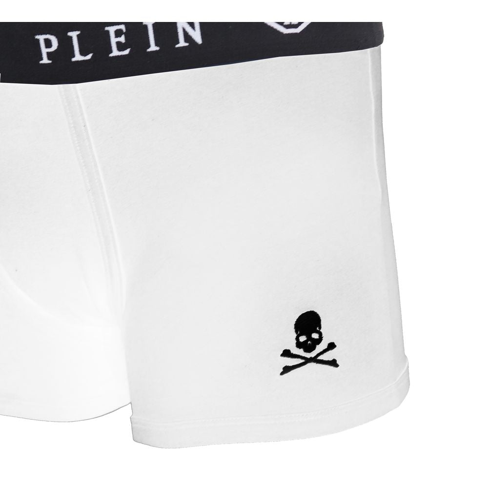 Boxer de algodón blanco para hombre