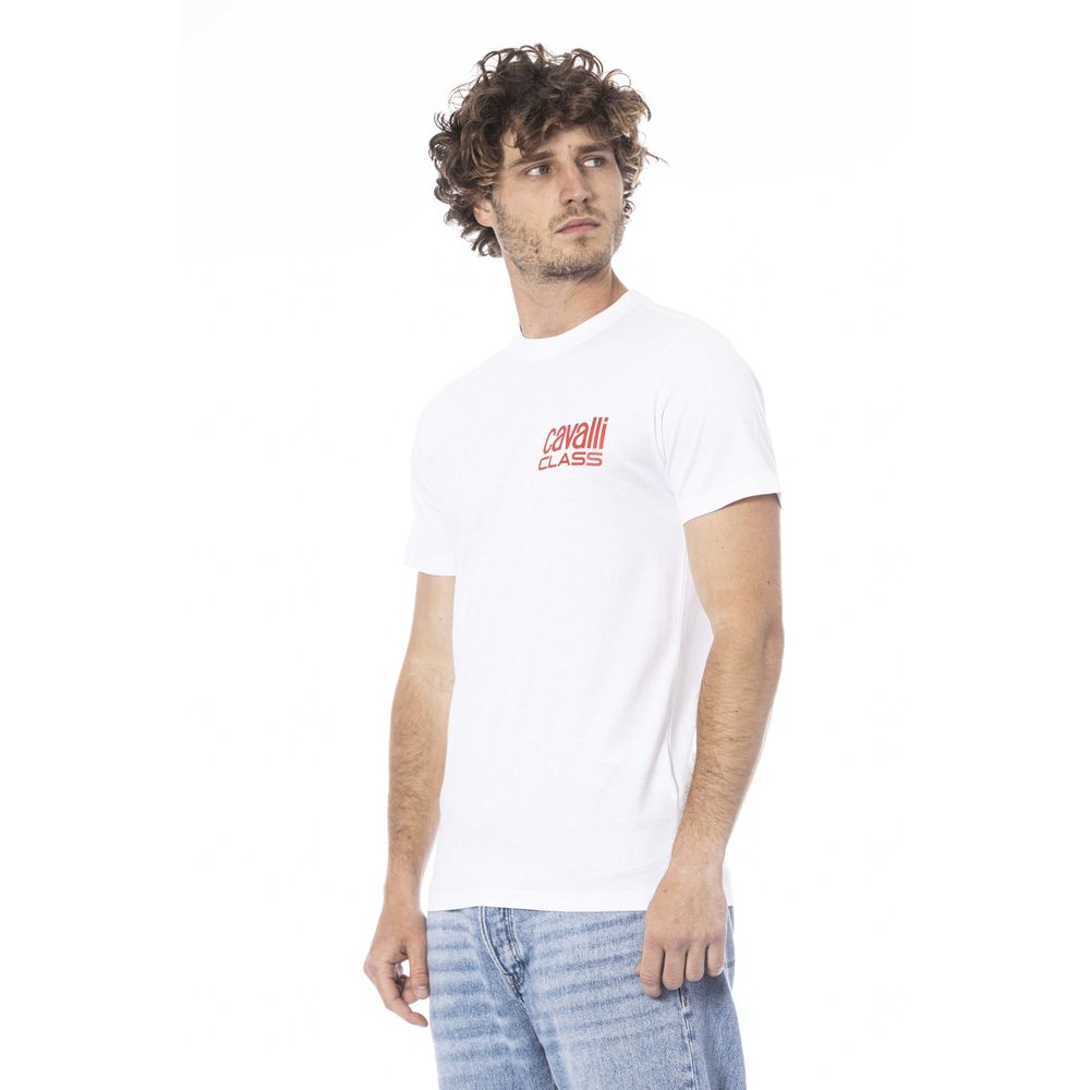 Camiseta de algodón blanca para hombre