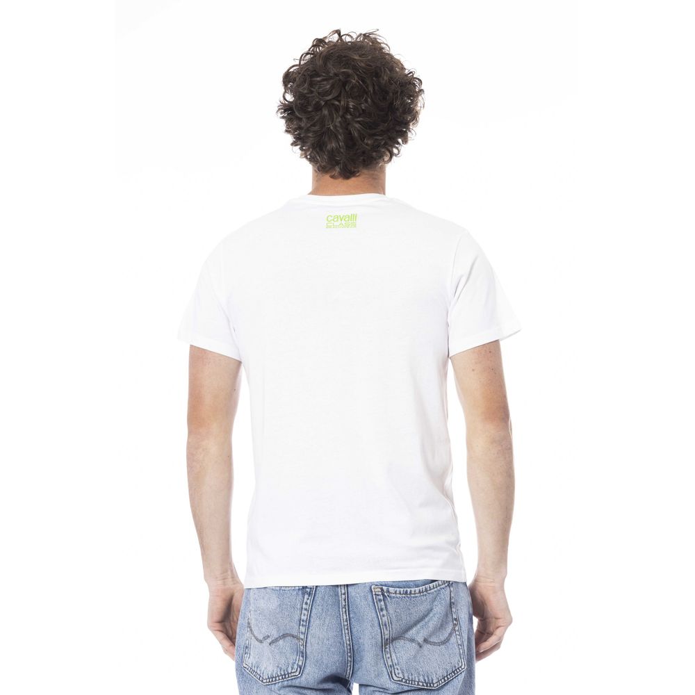 Camiseta de algodón blanca para hombre