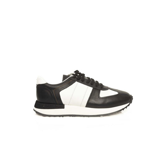 Zapatillas de piel negras para hombre