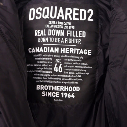 Black Nylon Men Down Jacket