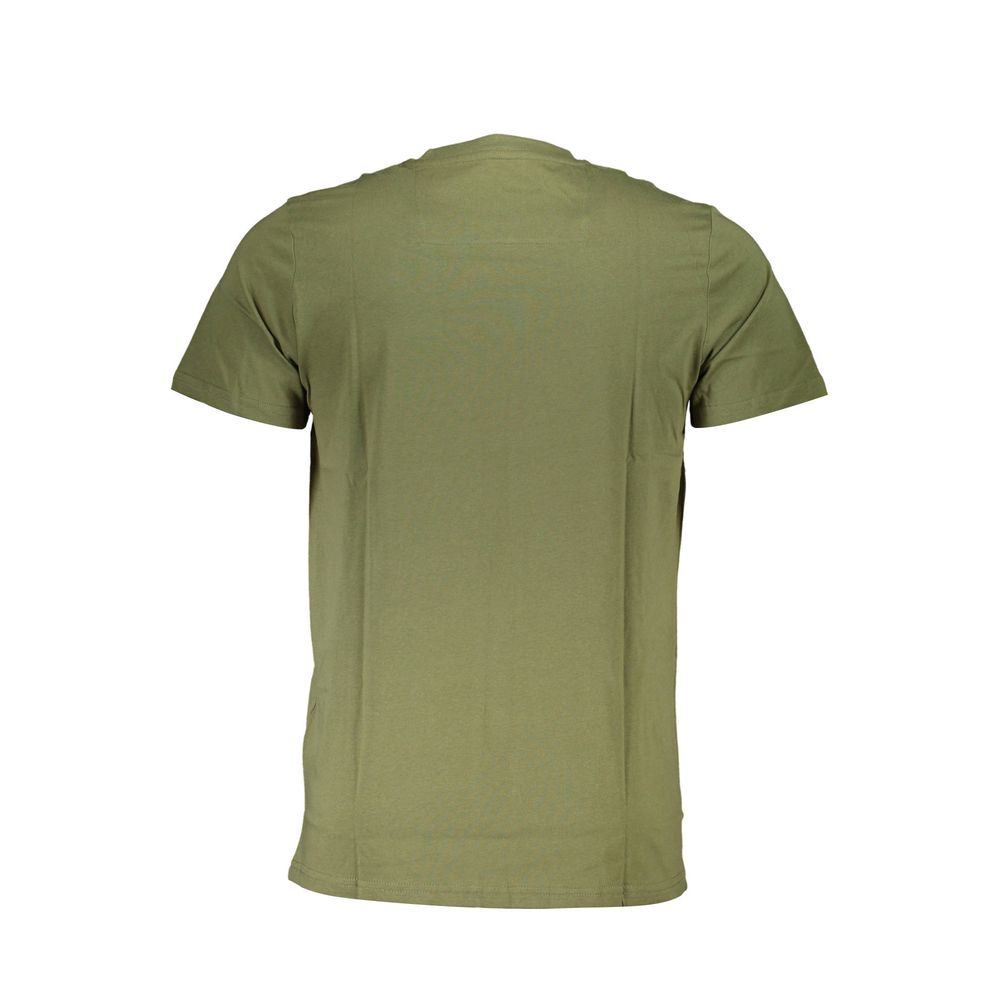 Camiseta de algodón verde