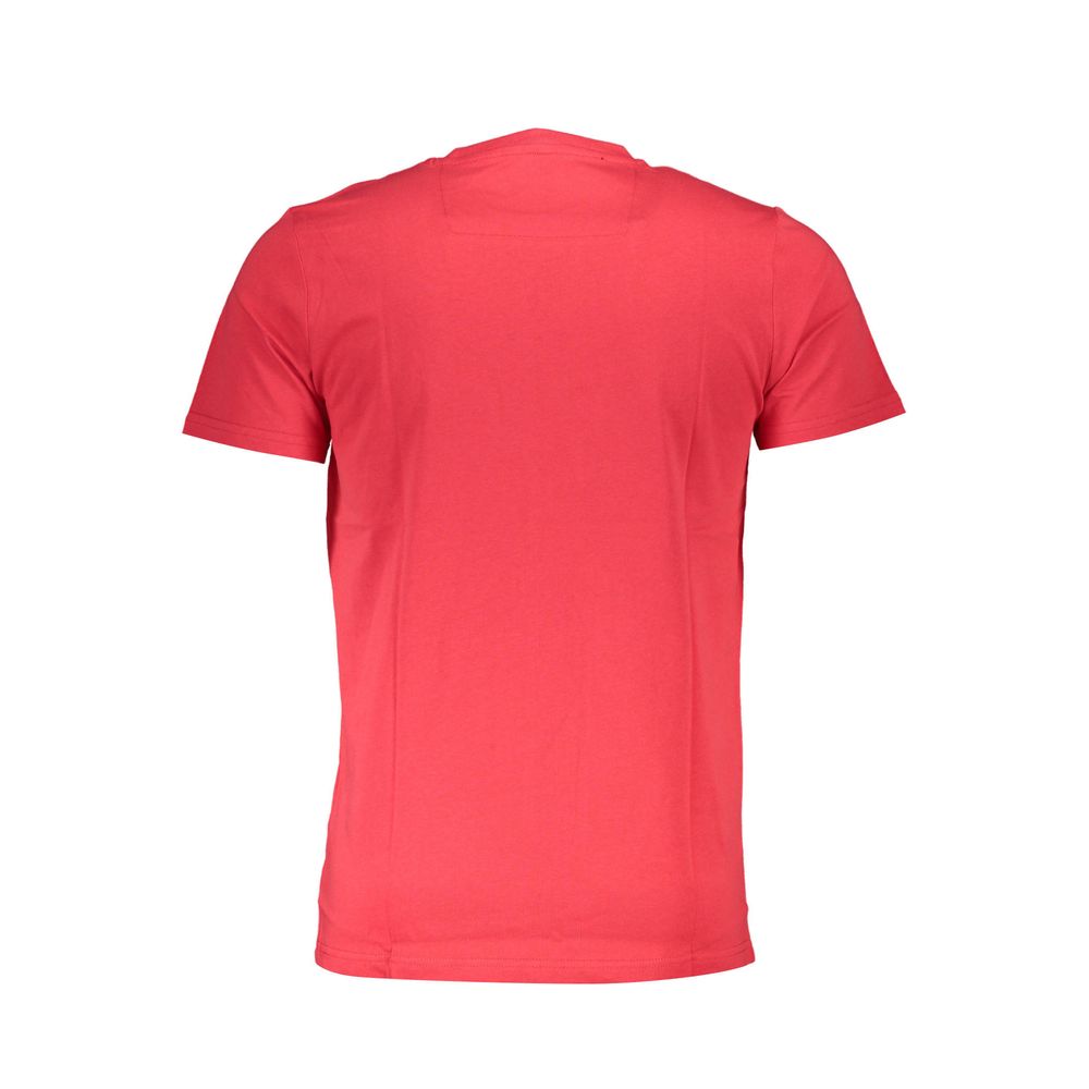 Camiseta roja de algodón