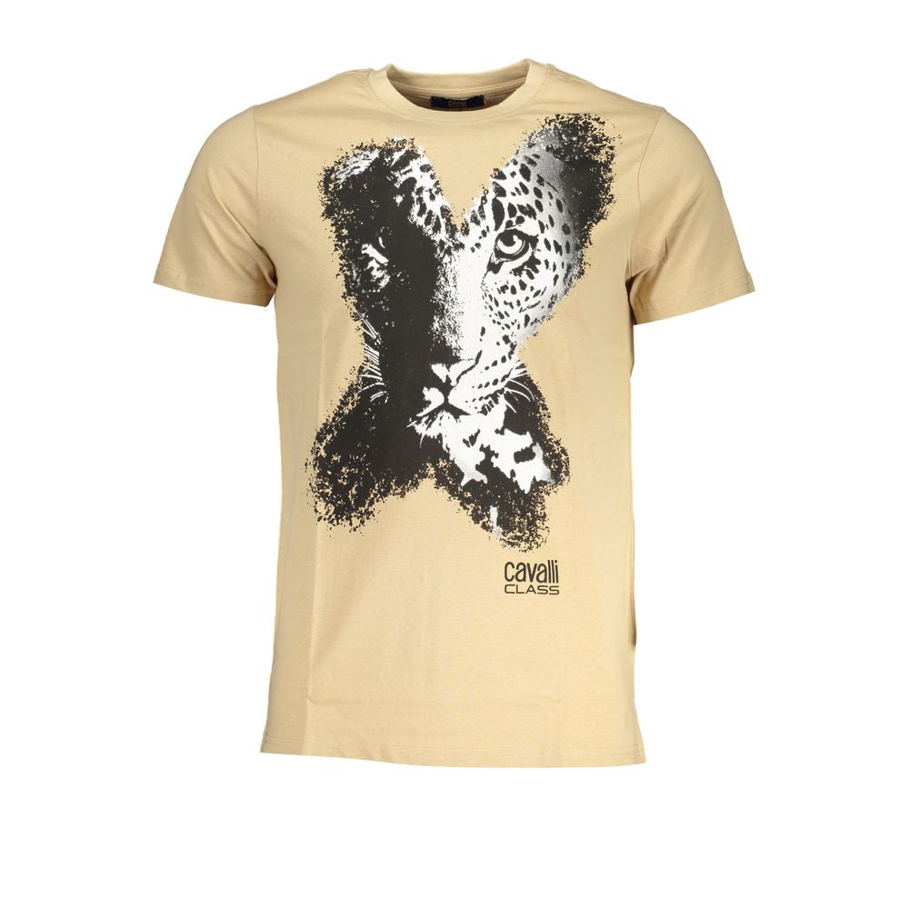 Beige Cotton T-Shirt