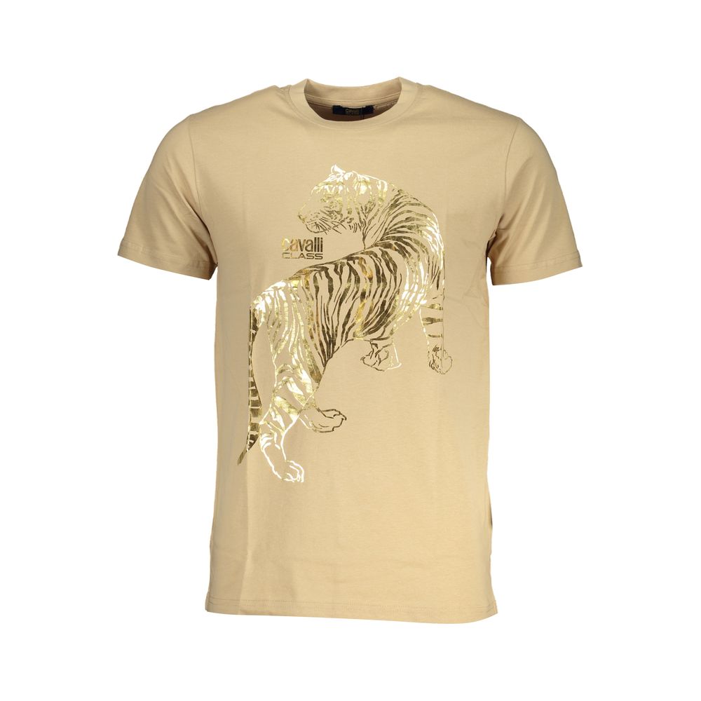 Beige Cotton T-Shirt