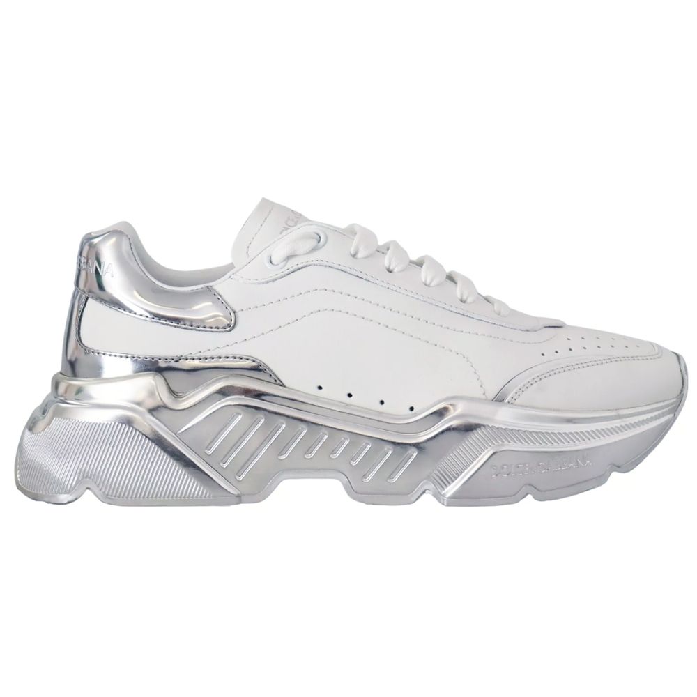 White Calfskin Men Sneaker