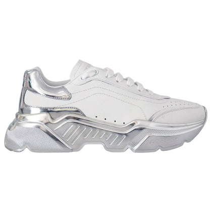 White Calfskin Men Sneaker