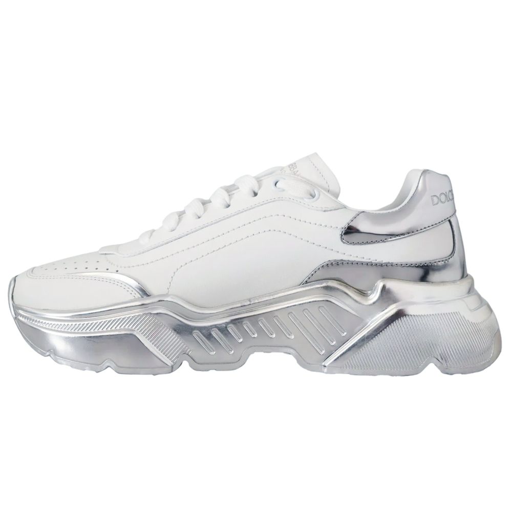 White Calfskin Men Sneaker