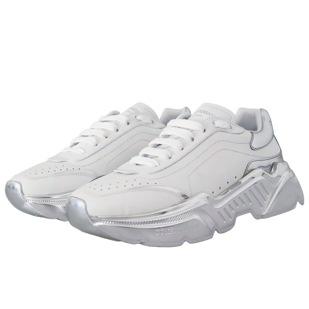 White Calfskin Men Sneaker