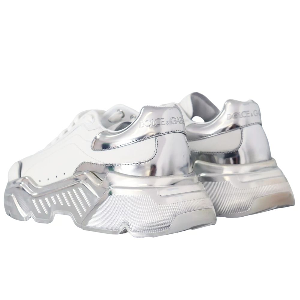 White Calfskin Men Sneaker