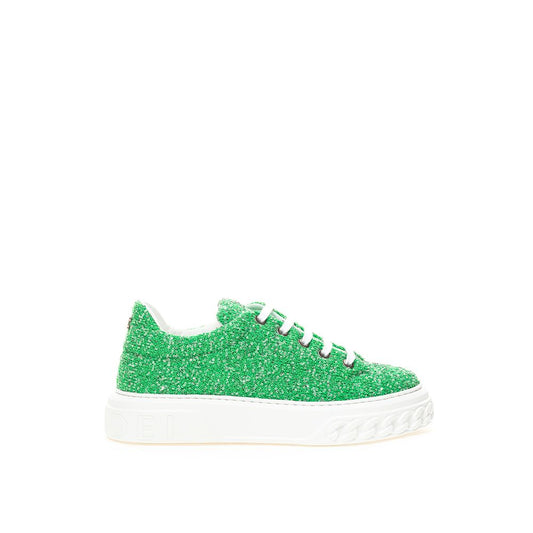 Zapatillas de piel Elegance Emerald