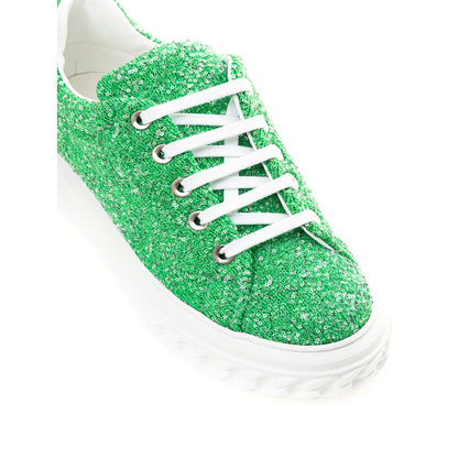 Zapatillas de piel Elegance Emerald