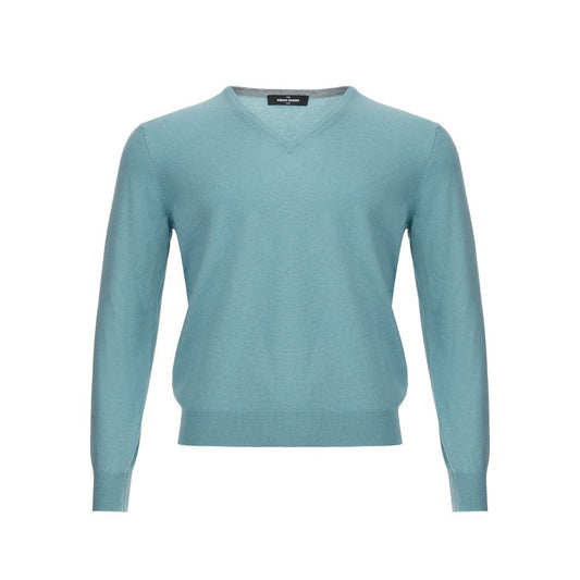 Turquoise Cashmere Sweater Elegance