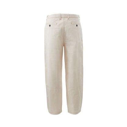 Pantalón chic de algodón beige