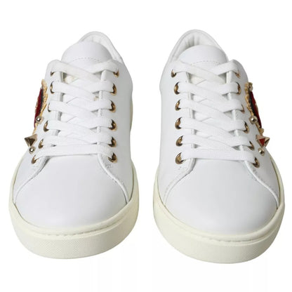 Blanco Portofino Sagrado Corazón Zapatillas Mujer Zapatos