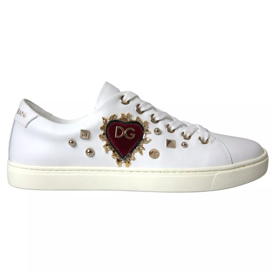 White Portofino Sacred Heart Sneakers Women Shoes