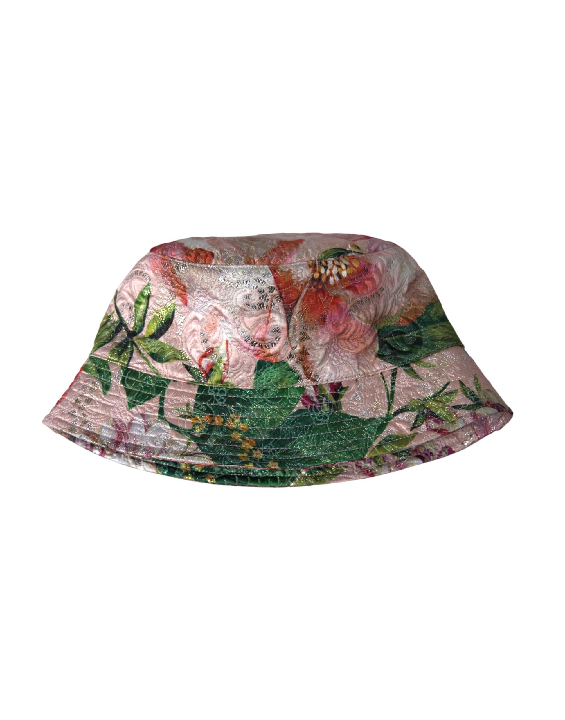 Sombrero de pescador con estampado floral multicolor de jacquard para hombre