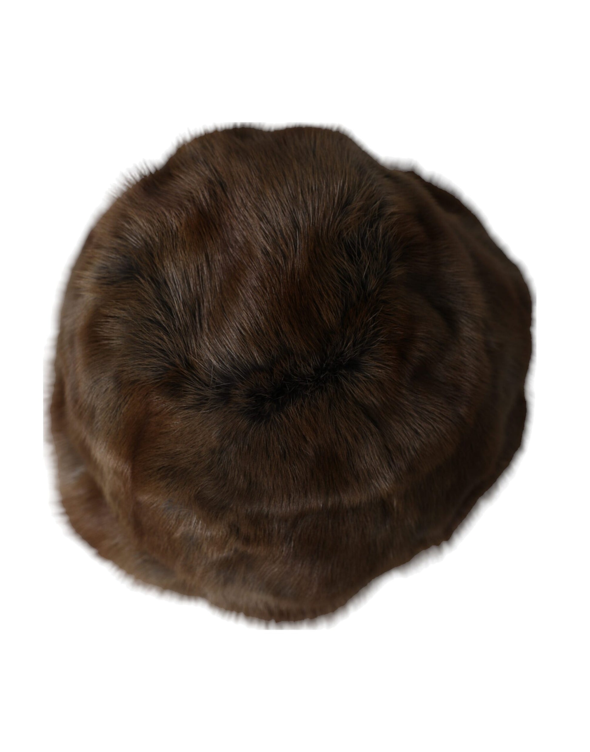 Gorro de cachemira marrón Weasel Fur Womens Beanie