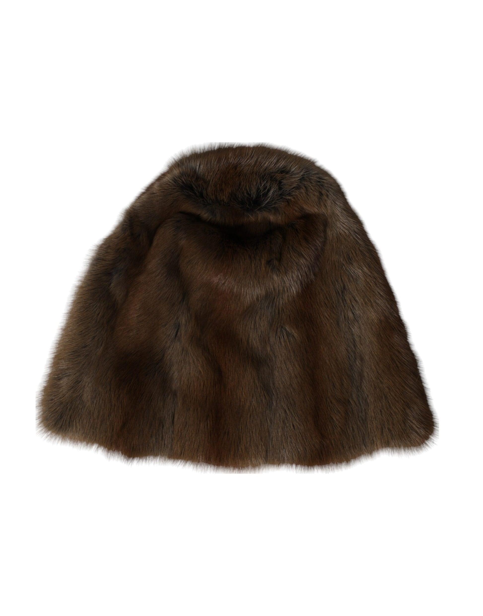 Gorro de cachemira marrón Weasel Fur Womens Beanie