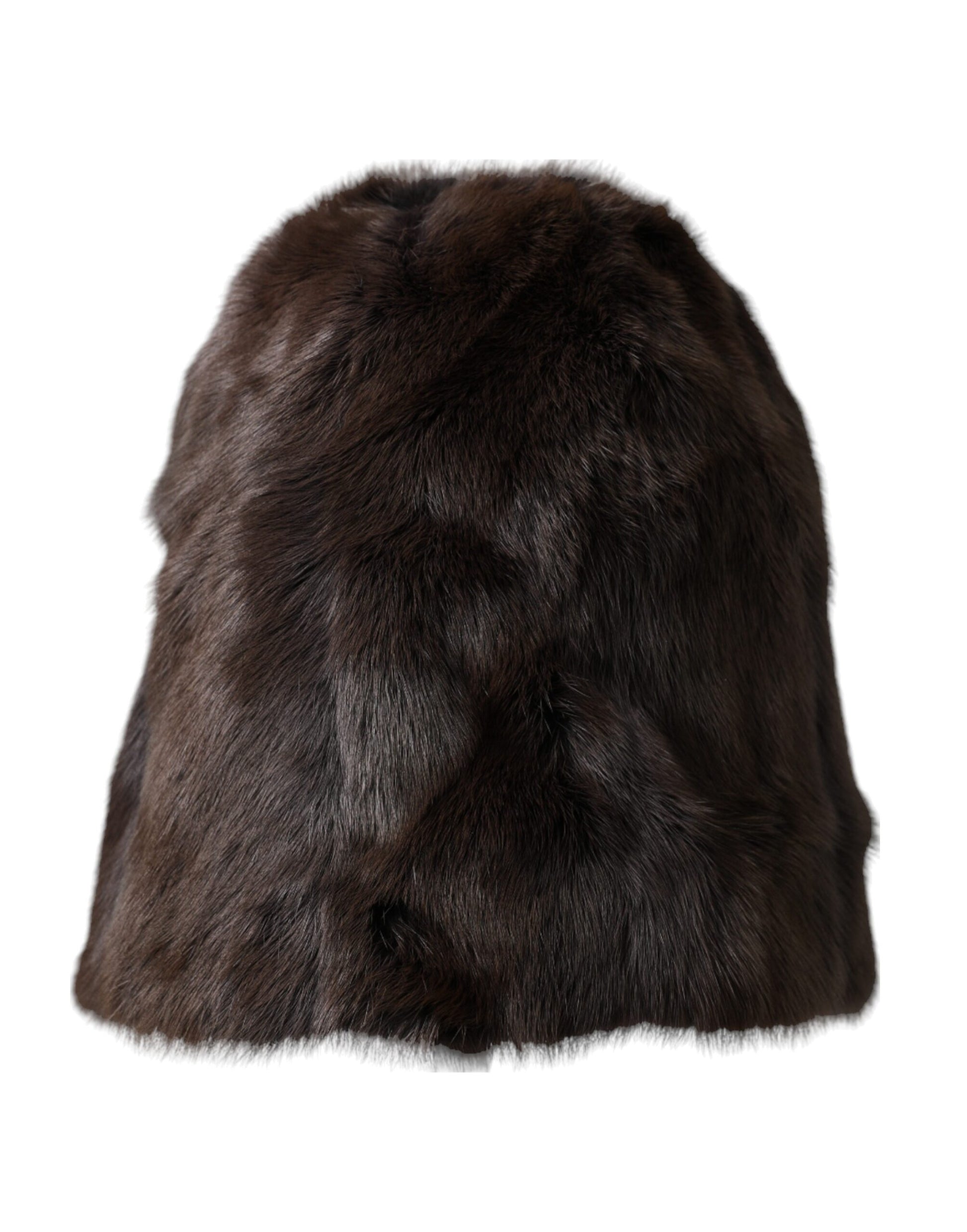 Gorro de cachemira marrón Weasel Fur Womens Beanie