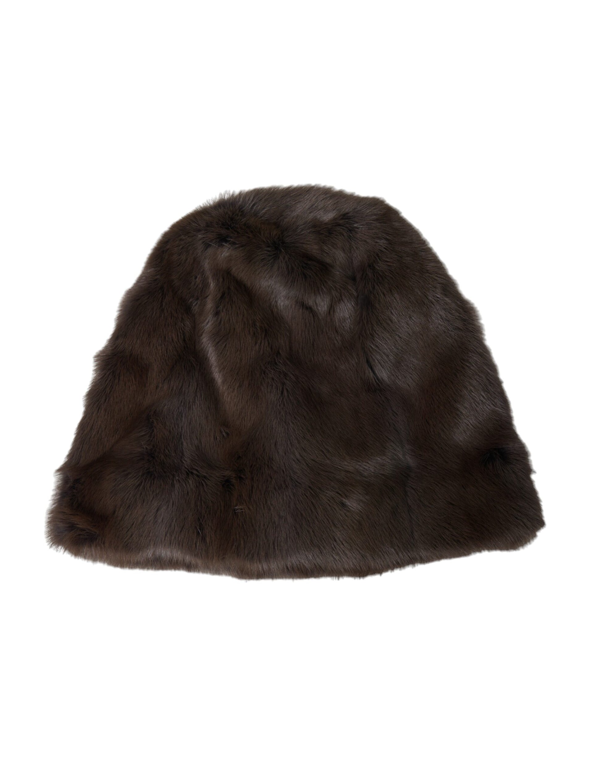 Gorro de cachemira marrón Weasel Fur Womens Beanie