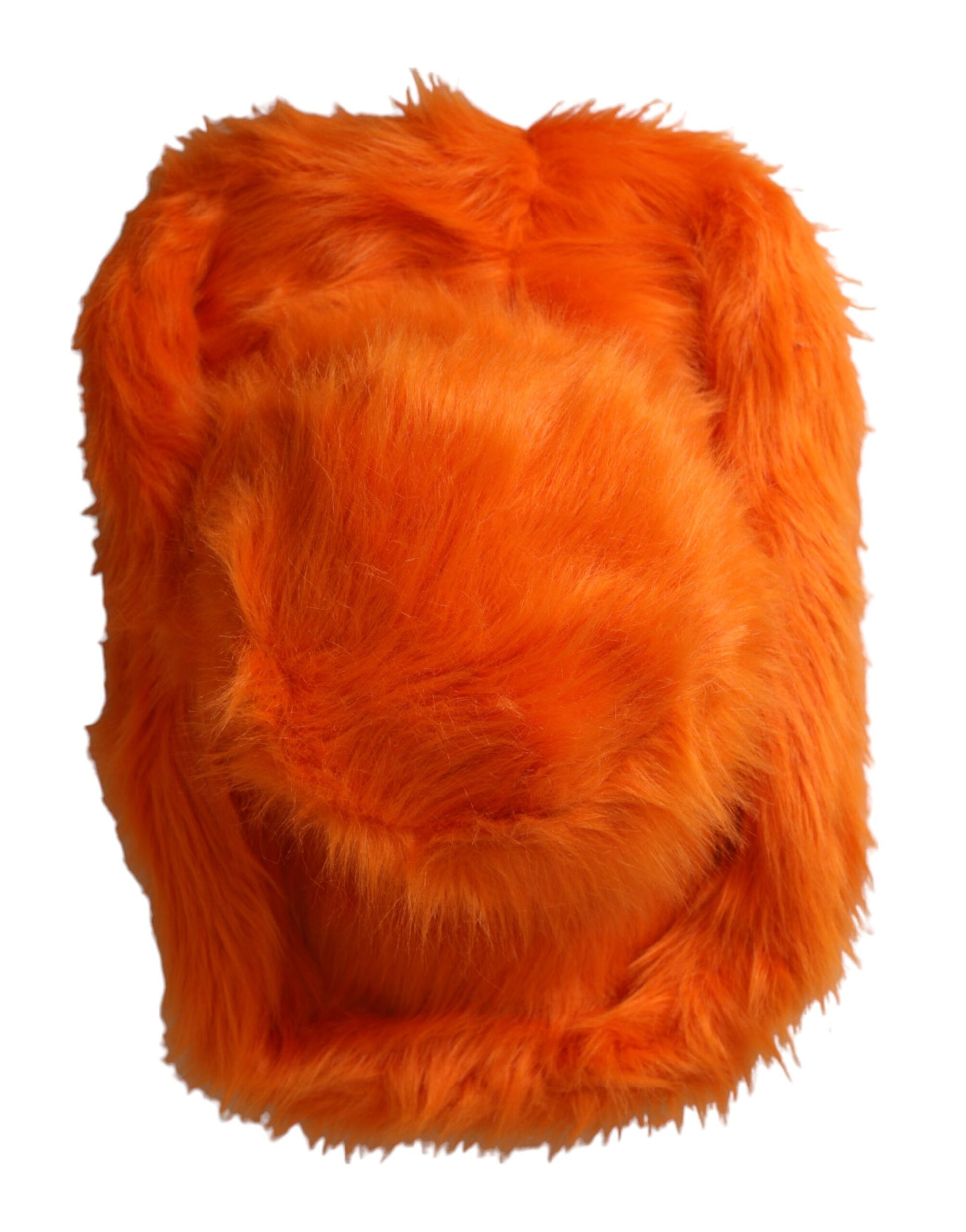 Sombrero Fedora de piel sintética de poliéster naranja